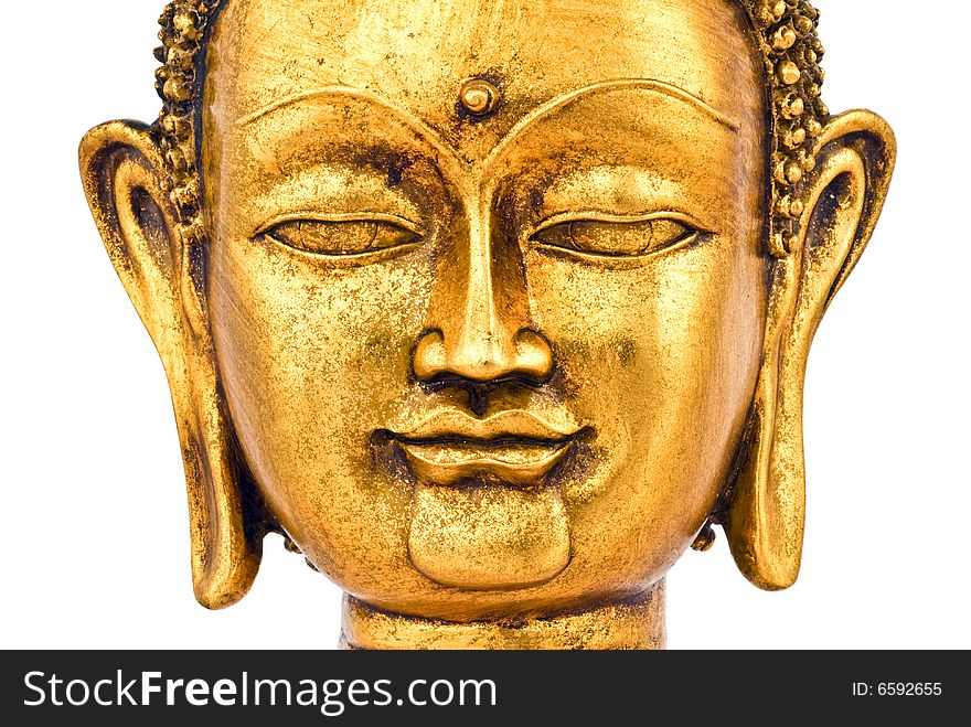 Golden Buddha Face Statue, Siam Style