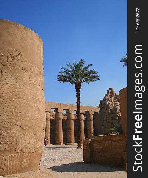 Egyptian Carnak  is fabulous touristic place. Egyptian Carnak  is fabulous touristic place