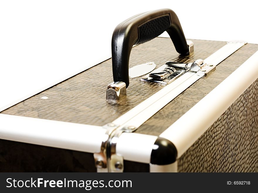 Travel suitcase isolated on white background. Travel suitcase isolated on white background.