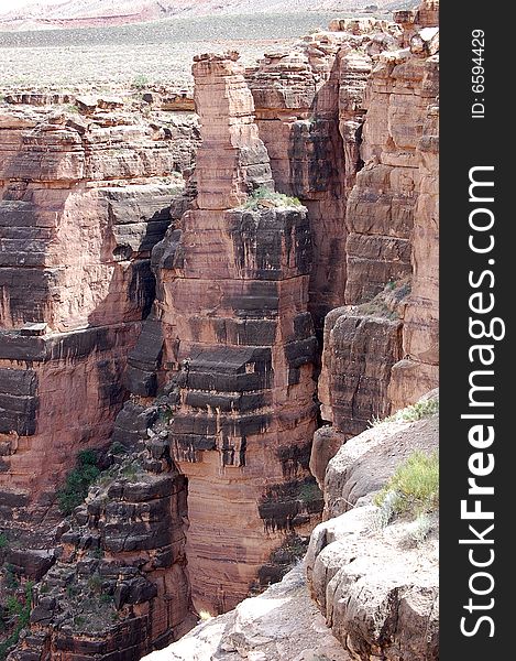 Colorado River Gorge in Northern Arizona.