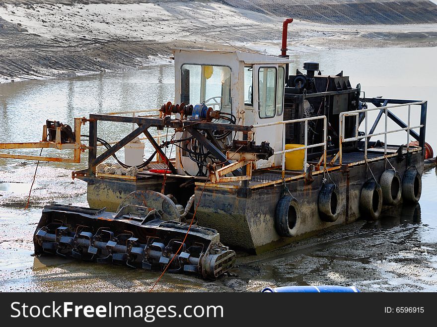 Beach Cleaning Boat