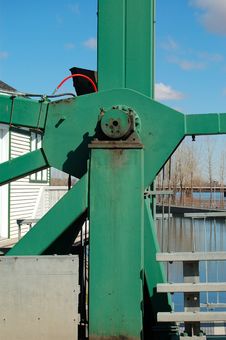 Articulated Bridge 2. Royalty Free Stock Photography Articulated Bridge 2. Royalty Free Stock Photography