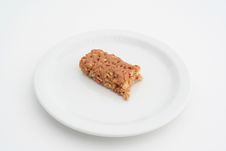 Half Eaten Snack Bar Stock Photography Half Eaten Snack Bar Stock Photography