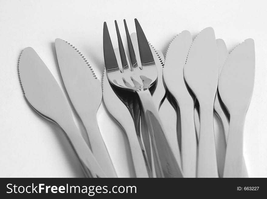 Cutlery still-life