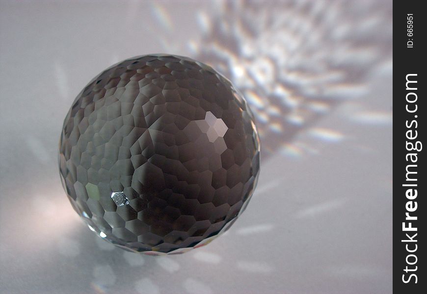 Jewelry stone topaz in ball form. Jewelry stone topaz in ball form