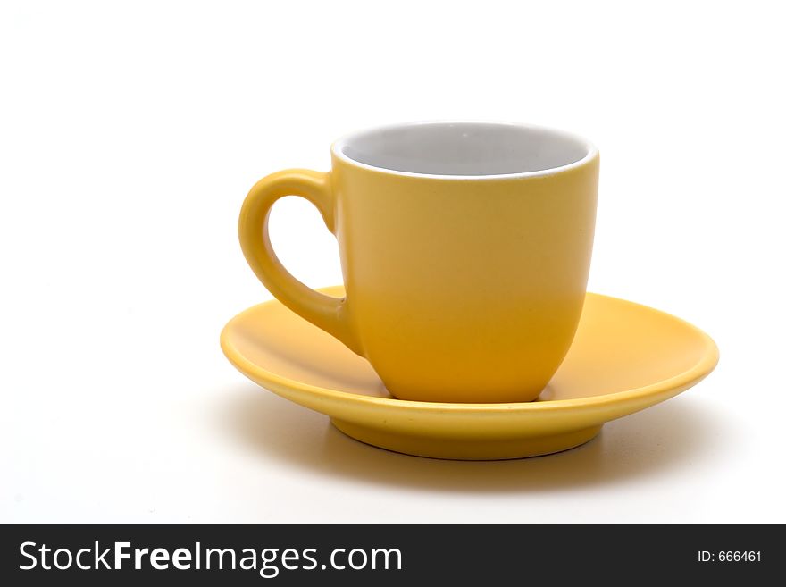 Espresso cup isolated on white background