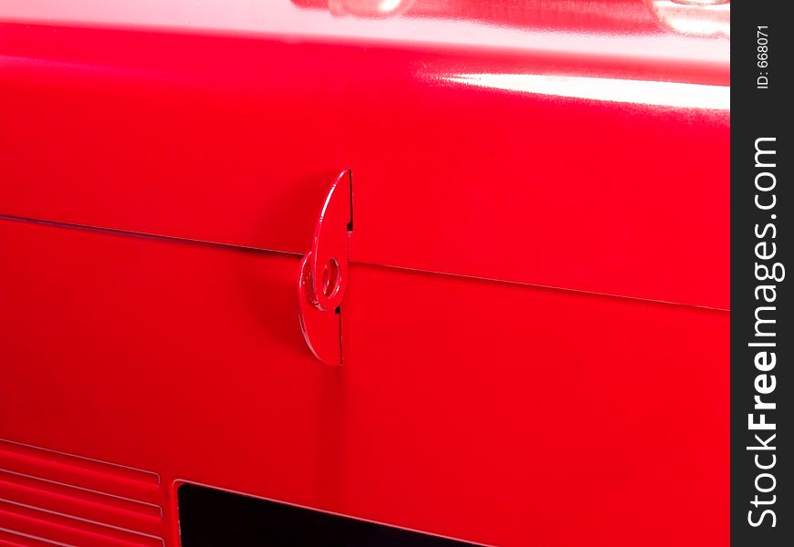 Isolated brand new red toolbox Close-up (High Resolution). Isolated brand new red toolbox Close-up (High Resolution)