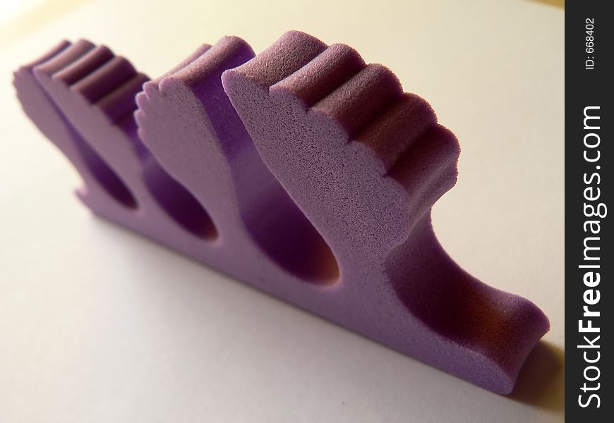 Purple Pedicure Foam (Toe Seperater)