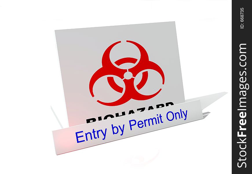 Sign: Entry By Permit Only