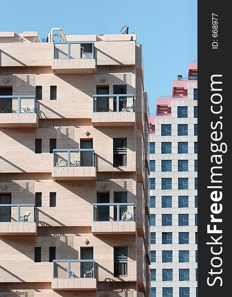 South Facing Balcony's With Shadow, Tel Aviv City near the beach. South Facing Balcony's With Shadow, Tel Aviv City near the beach.