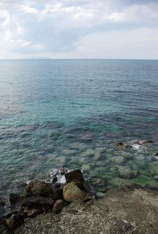 Mediterranean Sea. Royalty Free Stock Photos Mediterranean Sea. Royalty Free Stock Photos