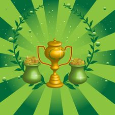 Golden Winner Cup Stock Image Golden Winner Cup Stock Image