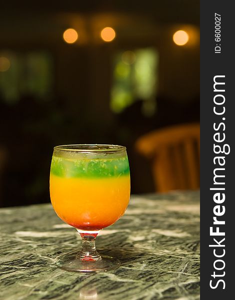 Multi-coloured Cocktail