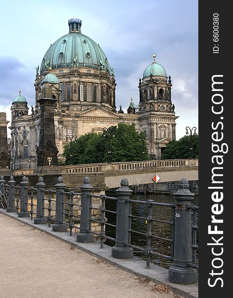 The Berlin Cathedrale at the River Spree