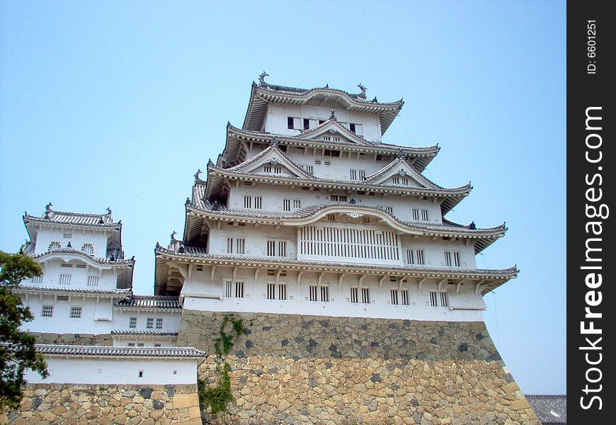 A photo of Himeji Castle in Japan.