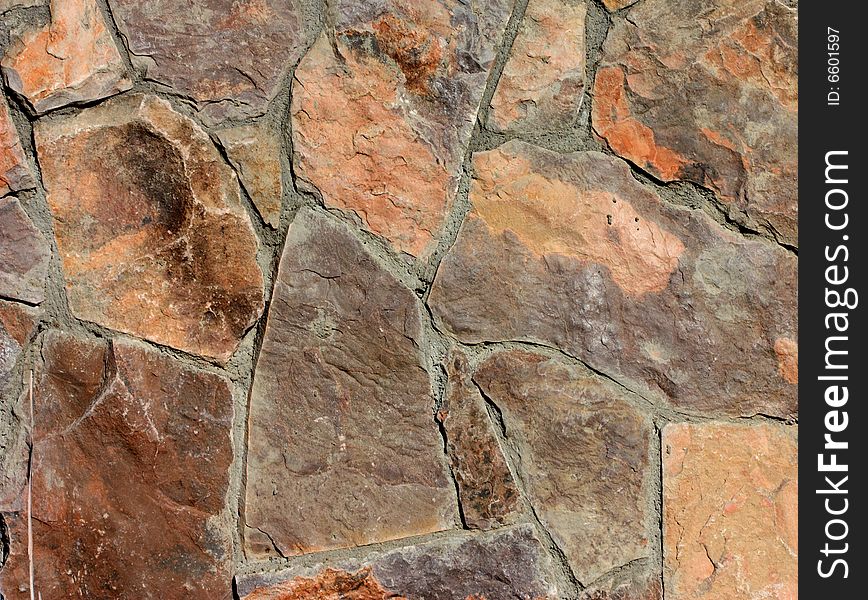 Fragment of stone wall -abstract background