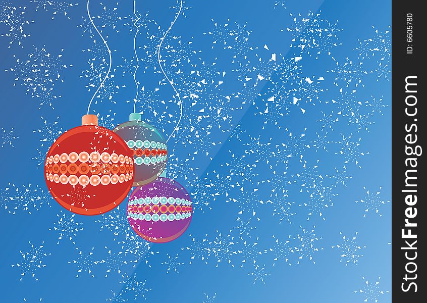 Shiny Christmas background vector illustration