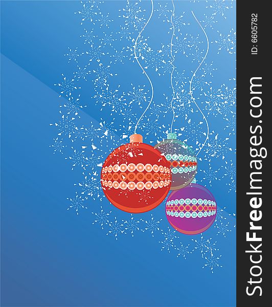 Shiny Christmas background vector illustration