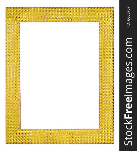 Gold picture frame