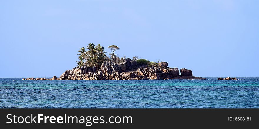 Island in the Seychelles, Indian Ocean. Island in the Seychelles, Indian Ocean