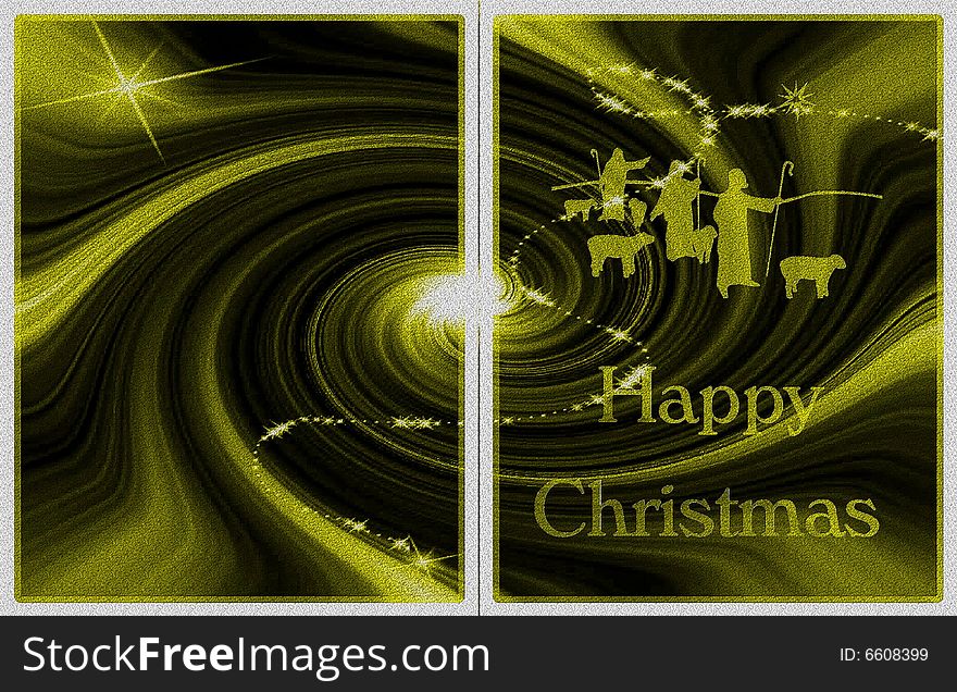 A background for cards with a Merry Chiristmas wish. A background for cards with a Merry Chiristmas wish