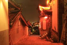 Night View Of Lijiang Royalty Free Stock Photos Night View Of Lijiang Royalty Free Stock Photos