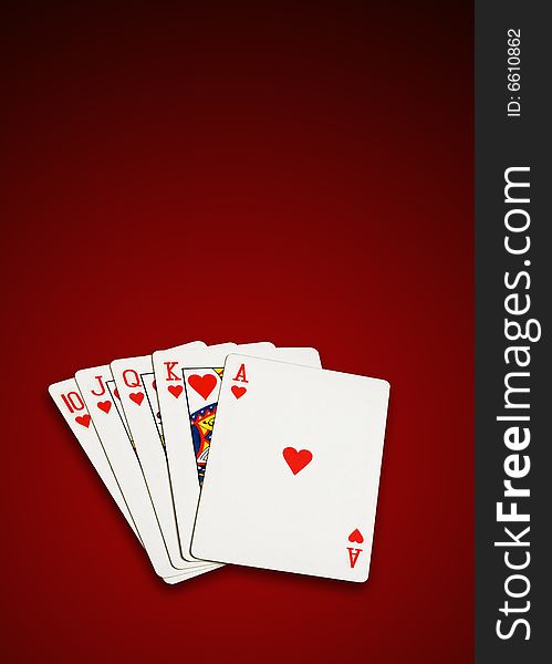 Four aces, poker cards on white background, isolated, clipping path excludes the shadow.