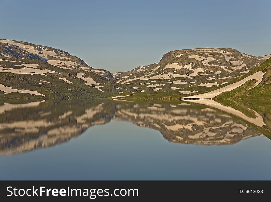 Mountain Lake Reflection