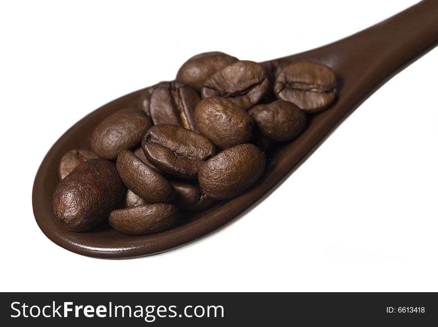 Spoon full of coffee