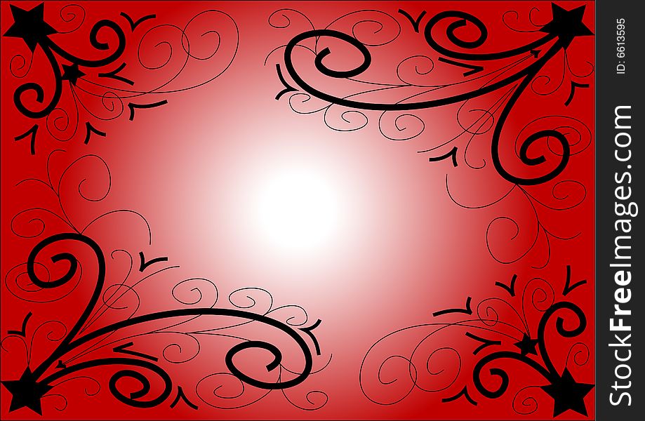 Christmas red background vector illustration