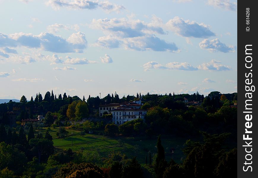 A beautiful landscape of Tuscany - Italy