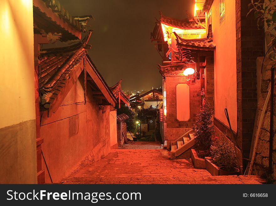 Night View Of Lijiang