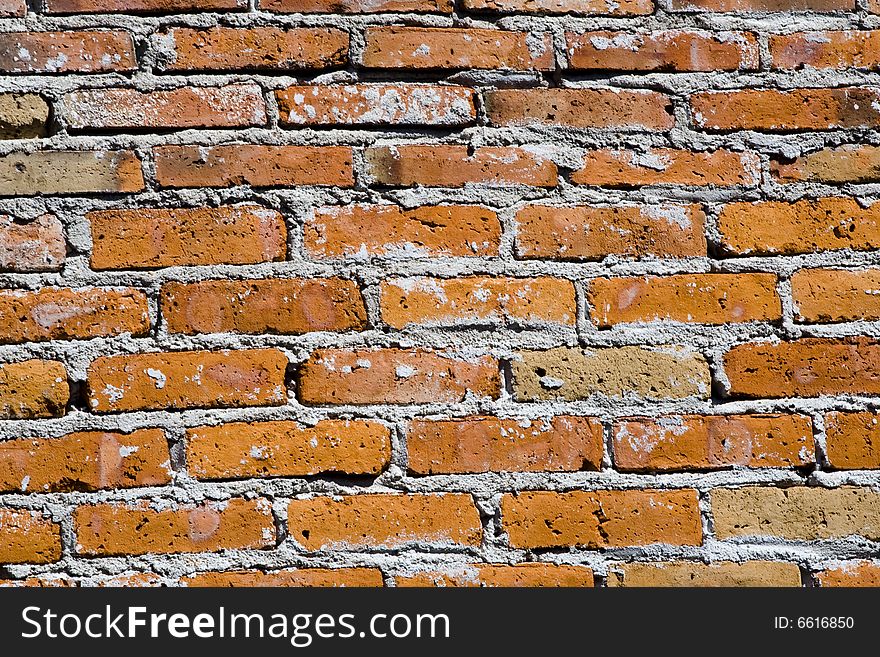 Brick wall, texture and background