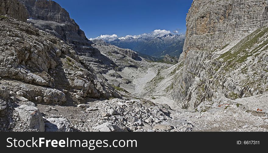 Deserted Mountains In Italy