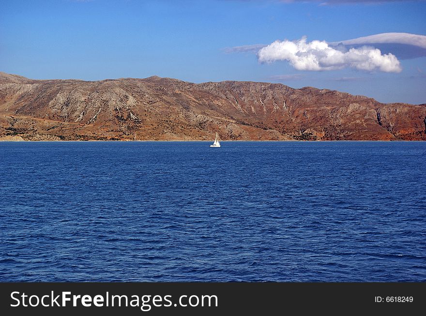 Greece. Island in the Mediterranean sea