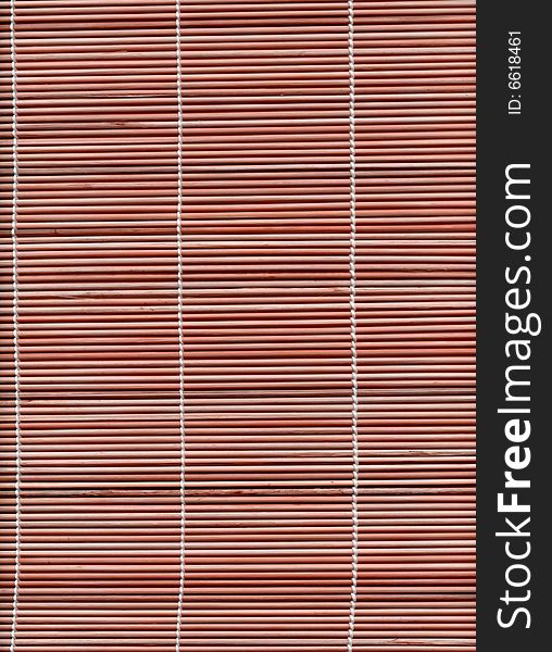 Bamboo stick straw mat texture to background