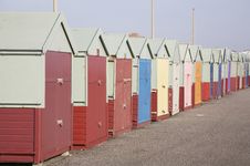Wooden Beach Huts Stock Photography Wooden Beach Huts Stock Photography