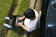 Working Outdoors Stock Images Working Outdoors Stock Images