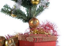 Present Under The Christmas Tree Stock Photo Present Under The Christmas Tree Stock Photo