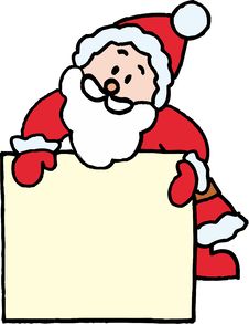 Santa Claus Name Badge Royalty Free Stock Images Santa Claus Name Badge Royalty Free Stock Images