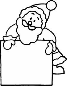 Santa Claus Name Badge Royalty Free Stock Image Santa Claus Name Badge Royalty Free Stock Image