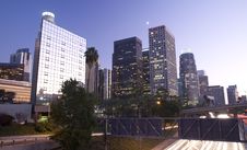 Los Angeles At Night Royalty Free Stock Photography Los Angeles At Night Royalty Free Stock Photography