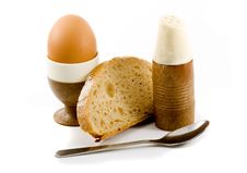 Soft Boiled Egg Stock Photo