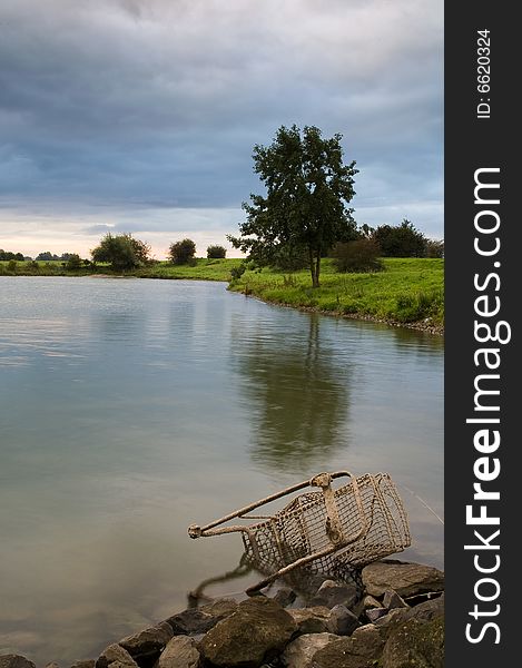 Nice sky along the river