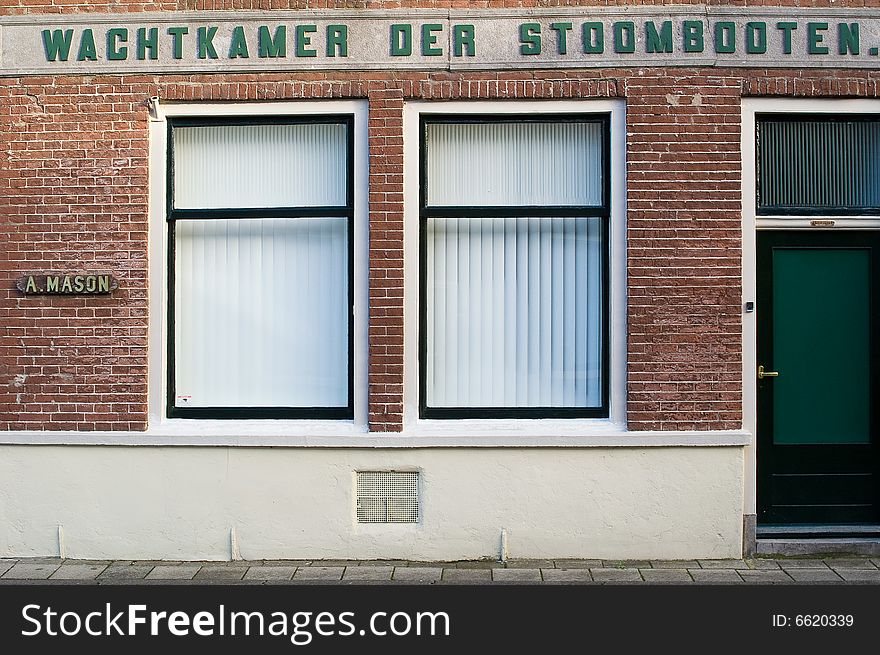 House in culemborg with text
