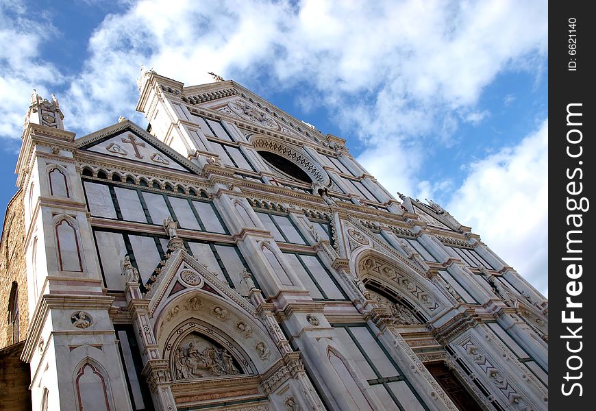 Santa Croce church in Florence - Italy