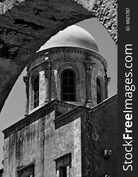 Church in Agia-Triada monastery, Crete. Church in Agia-Triada monastery, Crete