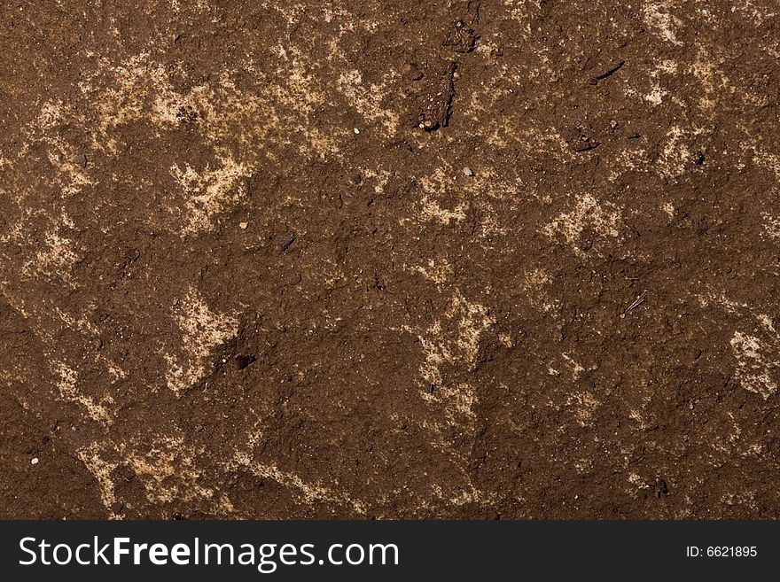 Brown Abstract rock texture with cream color inbetween