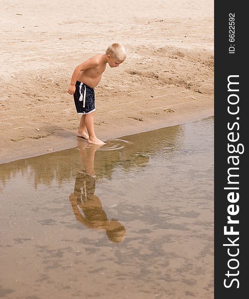 Boy With Reflection