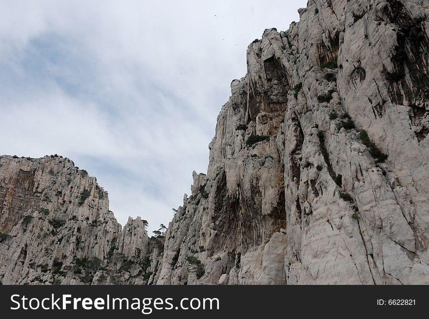 Calanques between Cassis and Marseille